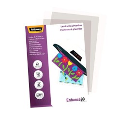 Fundas de plastificar mate Fellowes - 80 micras - A3 - Caja 100 ud