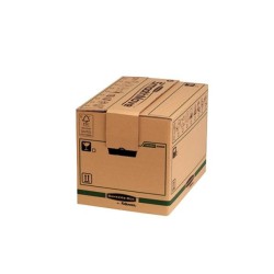 Caja de transporte Bankers Box - Montaje automático - 37,5 l - 30,4 x 30,4 x 40,6 cm