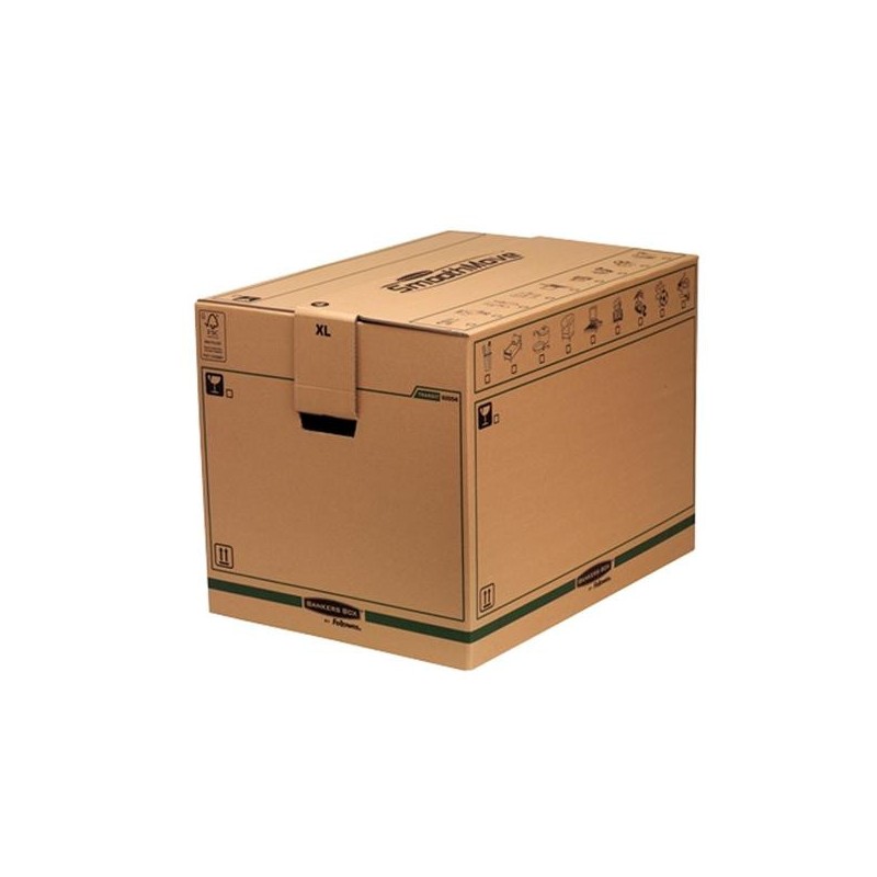 Caja de transporte Bankers Box - Montaje automático - 127 l - 45,7 x 60,9 x 45,7 cm Caja de transporte Bankers Box - Montaje automático - 127 l - 45,7 x 60,9 x 45,7 cm