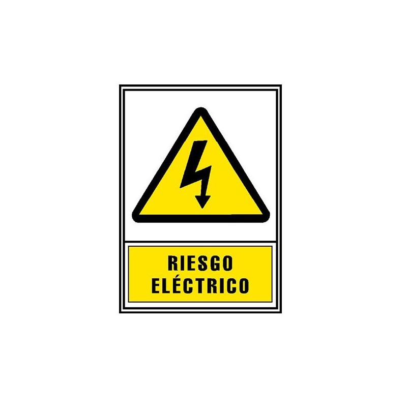 Señal normalizada Riesgo eléctrico Archivo 2000 - PVC - 21 x 30 cm