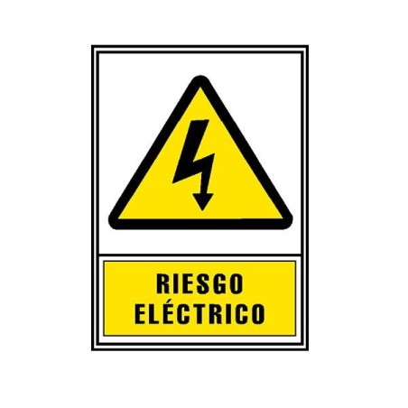 Señal normalizada Riesgo eléctrico Archivo 2000 - PVC - 21 x 30 cm