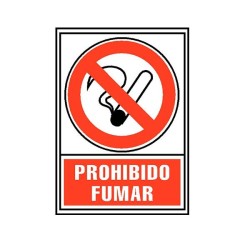 Señal normalizada Prohibido fumar Archivo 2000 - PVC - 21 x 30 cm