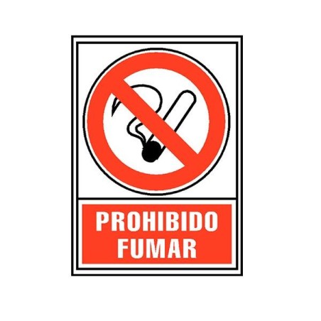 Señal normalizada Prohibido fumar Archivo 2000 - PVC - 21 x 30 cm