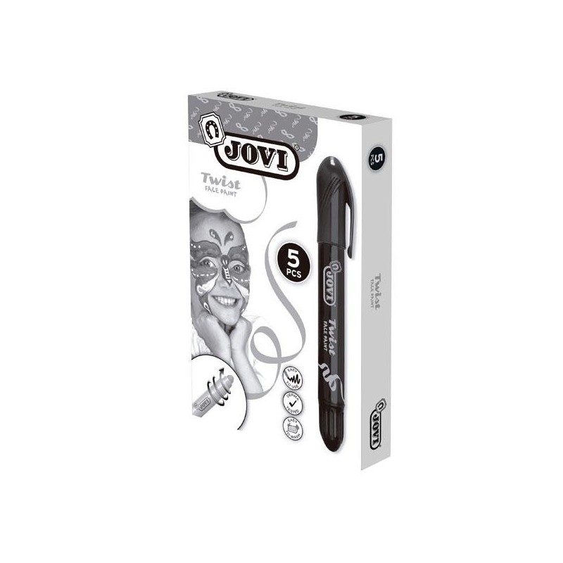 Maquillaje en stick Jovi Twist - Color negro