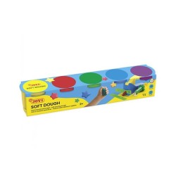 Plastilina Jovi Soft Blandiver - 110 g - Colores surtidos - Caja 5 botes