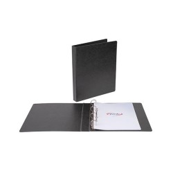 Carpeta de anillas Pardo Eco - 4 anillas x 25 mm - Color negro