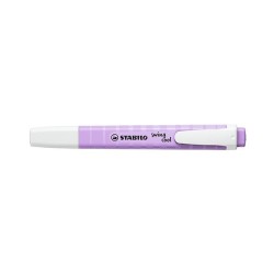 Marcador fluorescente Stabilo Swing Cool Pastel - Punta biselada - Trazo 1 - 4 mm - Color brisa violeta