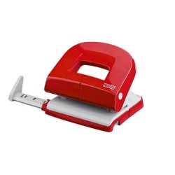 Taladro Novus Evolution E216 - 16 hojas - Punzones 2 x 5,5 mm - Color rojo