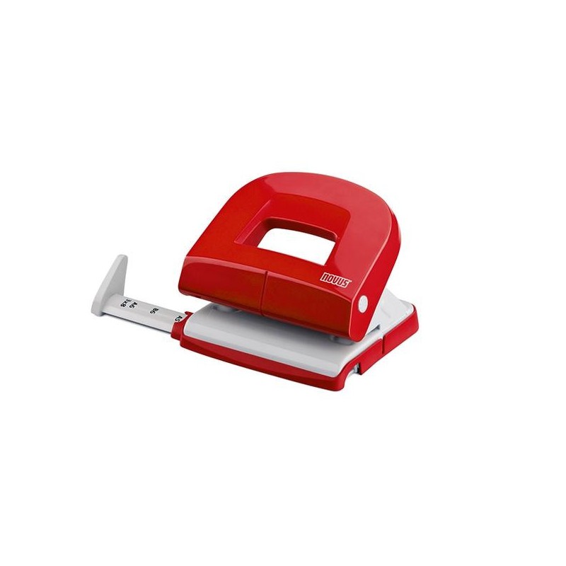 Taladro Novus Evolution E216 - 16 hojas - Punzones 2 x 5,5 mm - Color rojo