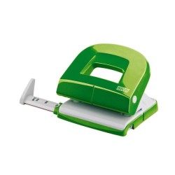Taladro Novus Evolution E216 - 16 hojas - Punzones 2 x 5,5 mm - Color verde