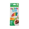 Lápiz color Carioca Tita - hexagonal - Colores surtidos - Caja 12 ud