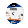 Cremalleta textil Plico - Autoadhesiva - 25 mm - Macho - Color blanco