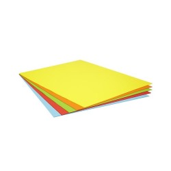 Cartulina Fabrisa - 50 x 65 cm - 180 g - Color surtidos vivos - Pack 25 hojas