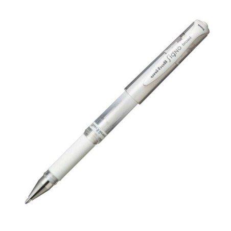 Roller tinta gel Uni-ball UM153 - Trazo 1mm - Color blanco