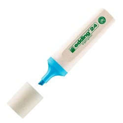 Marcador fluorescente Edding ecoline 24 - Trazo 2 / 5 mm - Color azul