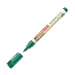 Marcador permanente Edding EcoLine 25 - Punta 1 mm - Color verde