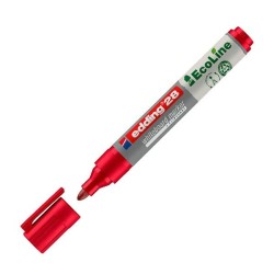 Marcador para pizarra blanca edding EcoLine 28 - Punta 1,5/3 mm - Color rojo