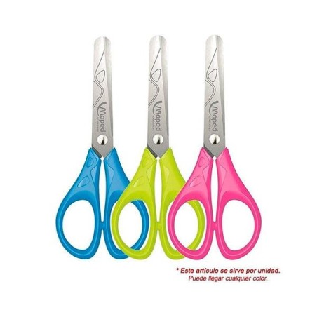 Tijeras Maped Essentials - Punta redonda - 13 cm - Colores surtidos