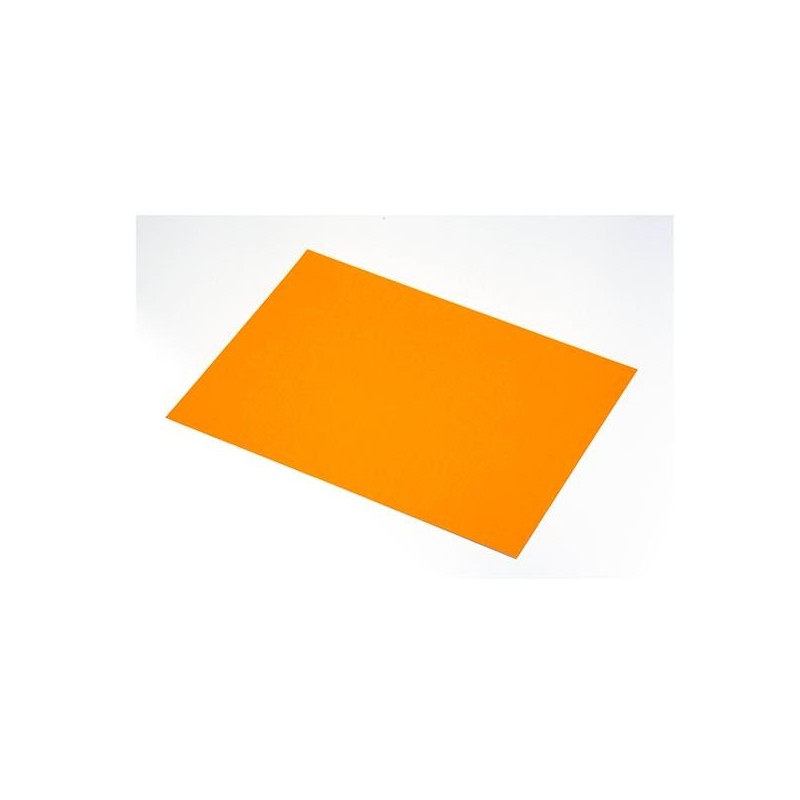 Cartulina fluorescente Sadipal - 50 x 65 cm - 250 g - Color naranja (PACK INDIVISIBLE DE 10 UNIDADES)