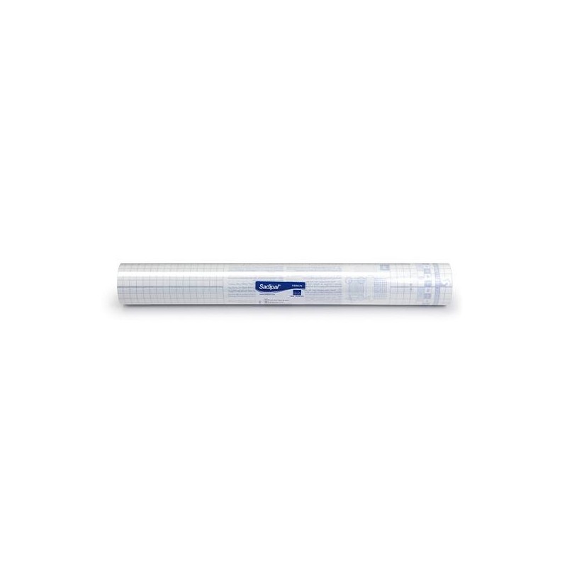 Forro de libros autoadhesivo Sadipal - 100 micras - PP - 0,5 x 20 m - Transparente