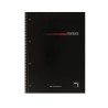 Cuaderno microperforado Pacsa Premium - A4 - 5x5 - 160 hojas - 70 g - Color negro