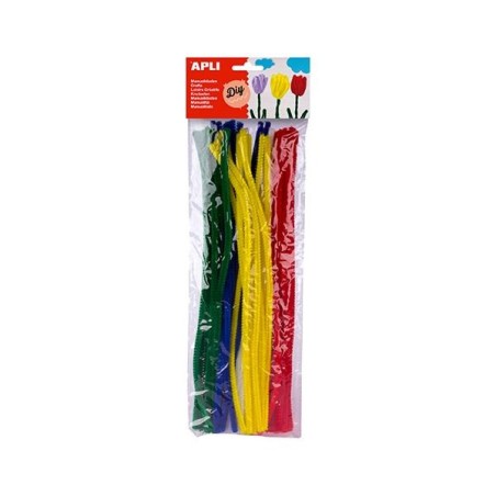 Limpiapipas Apli - 6 mm x 300 mm - Colores surtidos - Bolsa 50 ud