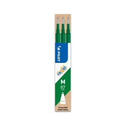 Recambio bolígrafo Pilot Frixion - Color verde - Pack 3 ud
