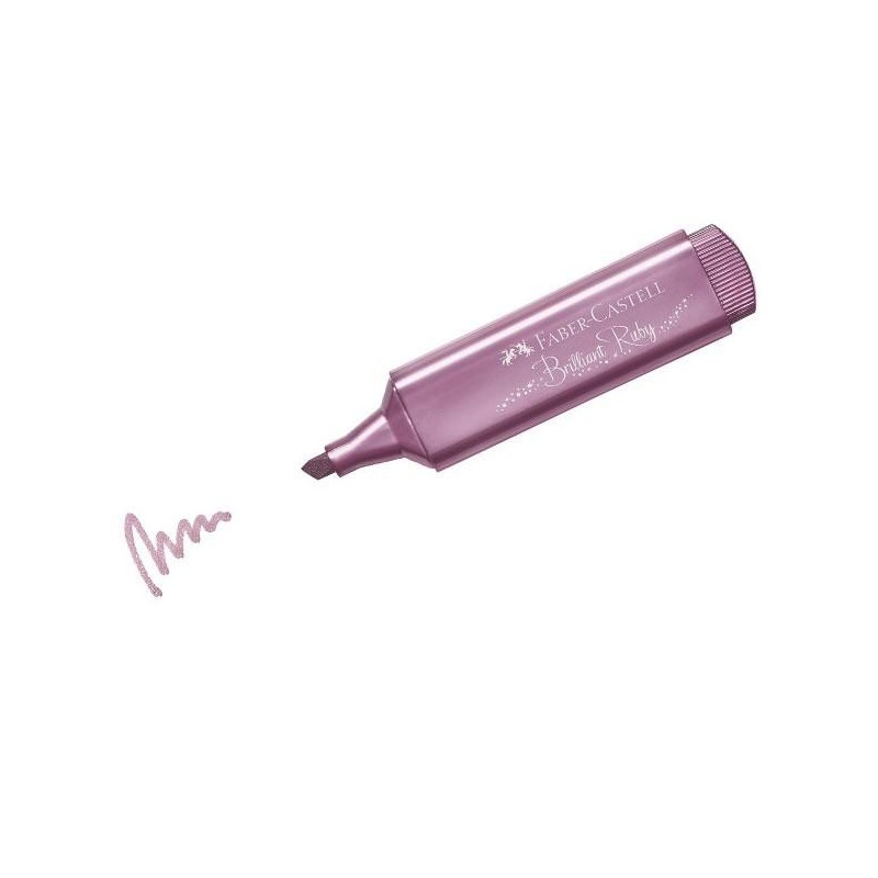 Marcador fluorescente Faber-Castell Textliner 1546 metallic rosa