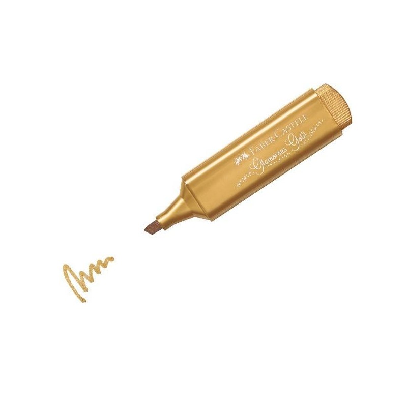 Marcador fluorescente Faber-Castell Textliner 1546 metallic oro Marcador fluorescente Faber-Castell Textliner 1546 metallic oro