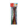 Limpiapipas Apli - 6 mm x 300 mm - Colores brillantes surtidos - Bolsa 50 ud