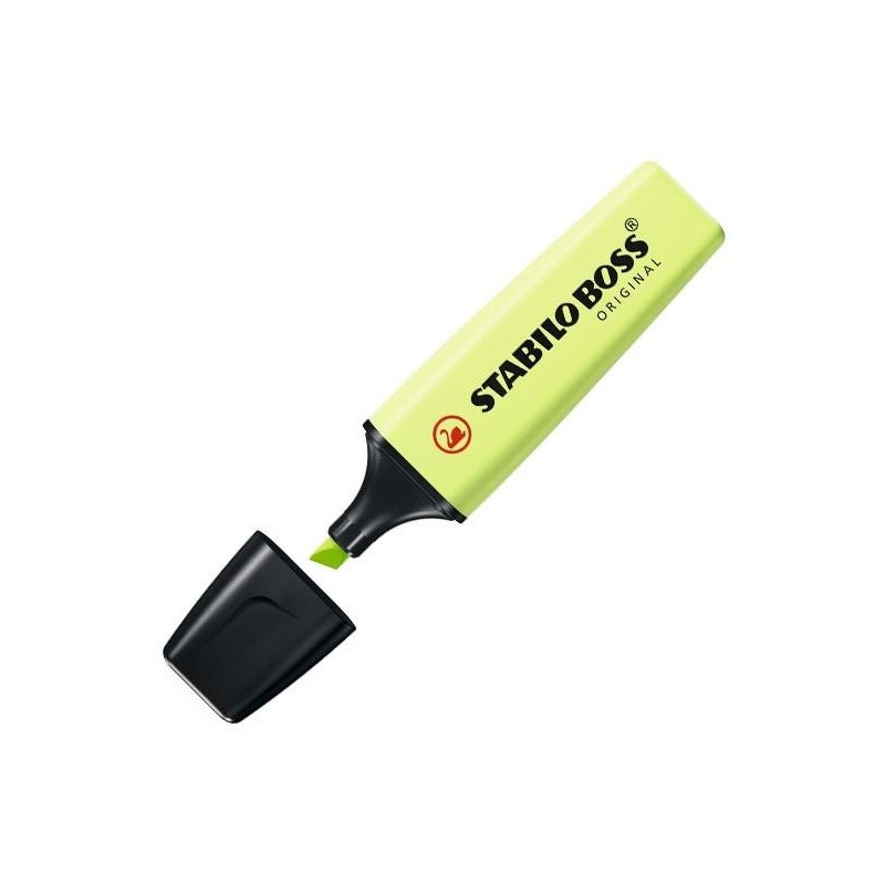 Marcador fluorescente Stabilo Boss pastel trazo 5mm chispa de lima Marcador fluorescente Stabilo Boss pastel trazo 5mm chispa de lima
