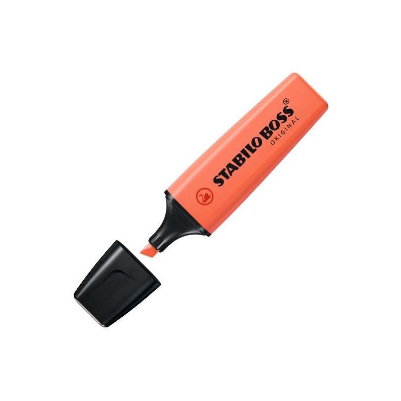 Marcador fluorescente Stabilo Boss pastel trazo 5mm coral meloso Marcador fluorescente Stabilo Boss pastel trazo 5mm coral meloso