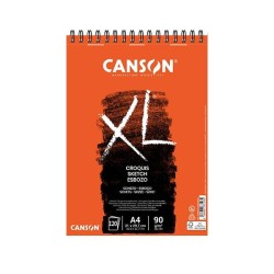 Bloc para croquis Canson XL - Microperforado - Espiral - A4 - 60 g - 120 hojas