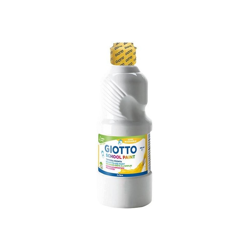 Témpera líquida Giotto - 500 ml - Color blanco Témpera líquida Giotto - 500 ml - Color blanco