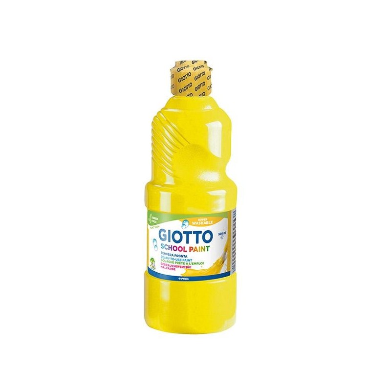 Témpera líquida Giotto - 500 ml - Color amarillo