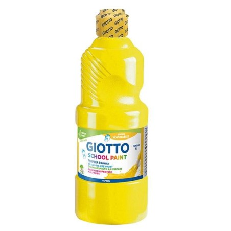 Témpera líquida Giotto - 500 ml - Color amarillo