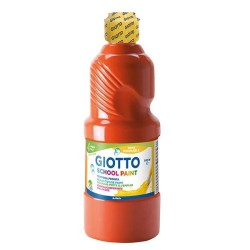 Témpera líquida Giotto - 500 ml - Color rojo bermellón