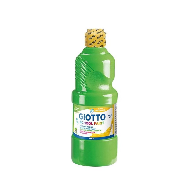 Témpera líquida Giotto - 500 ml - Color verde cinabrio Témpera líquida Giotto - 500 ml - Color verde cinabrio