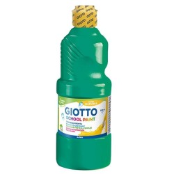 Témpera líquida Giotto - 500 ml - Color verde oscuro