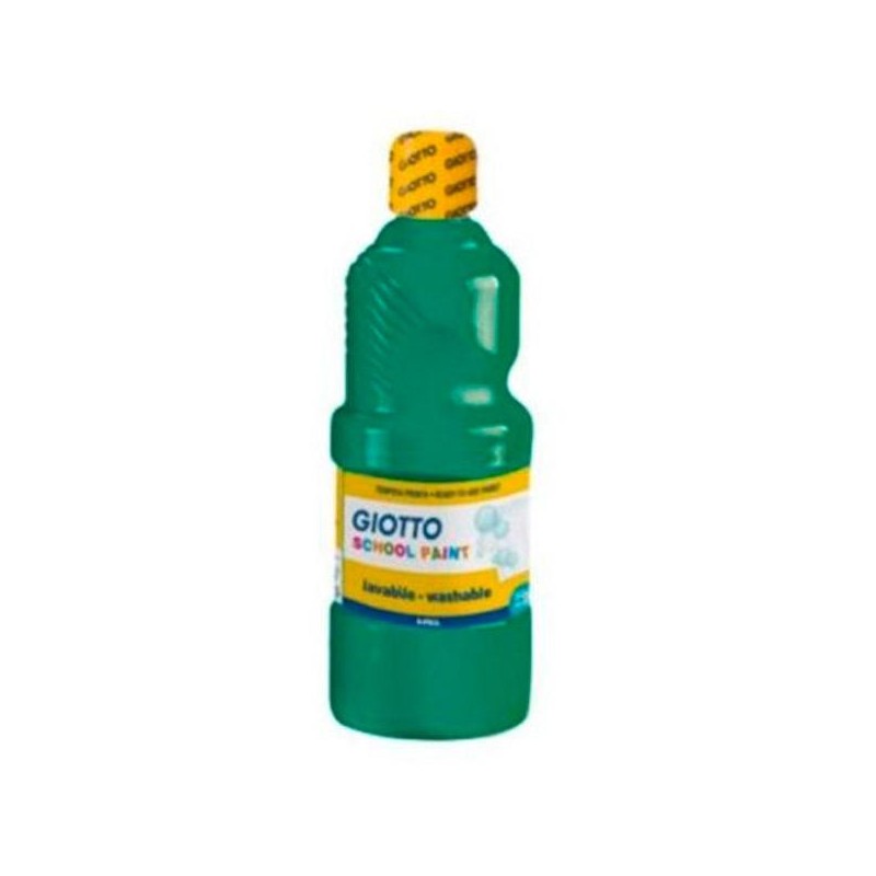Témpera líquida Giotto - 500 ml - Color verde esmeralda