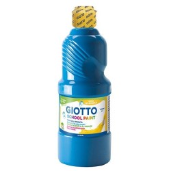 Témpera líquida Giotto - 500 ml - Color azul cyan