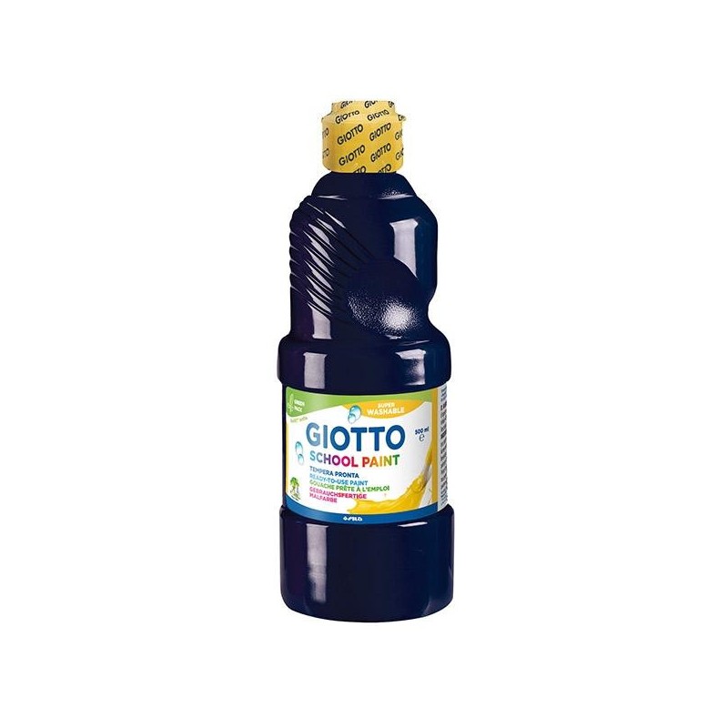 Témpera líquida Giotto - 500 ml - Color negro