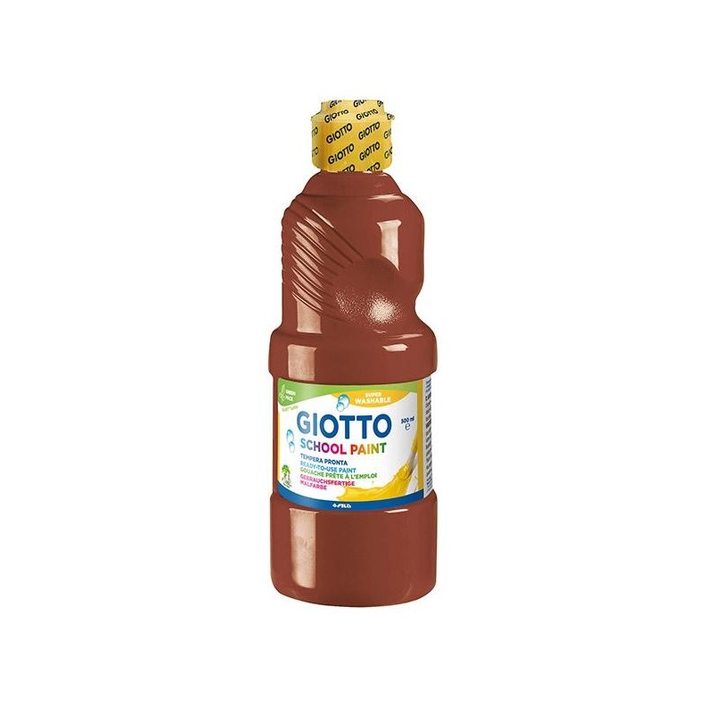 Témpera líquida Giotto - 500 ml - Color marrón