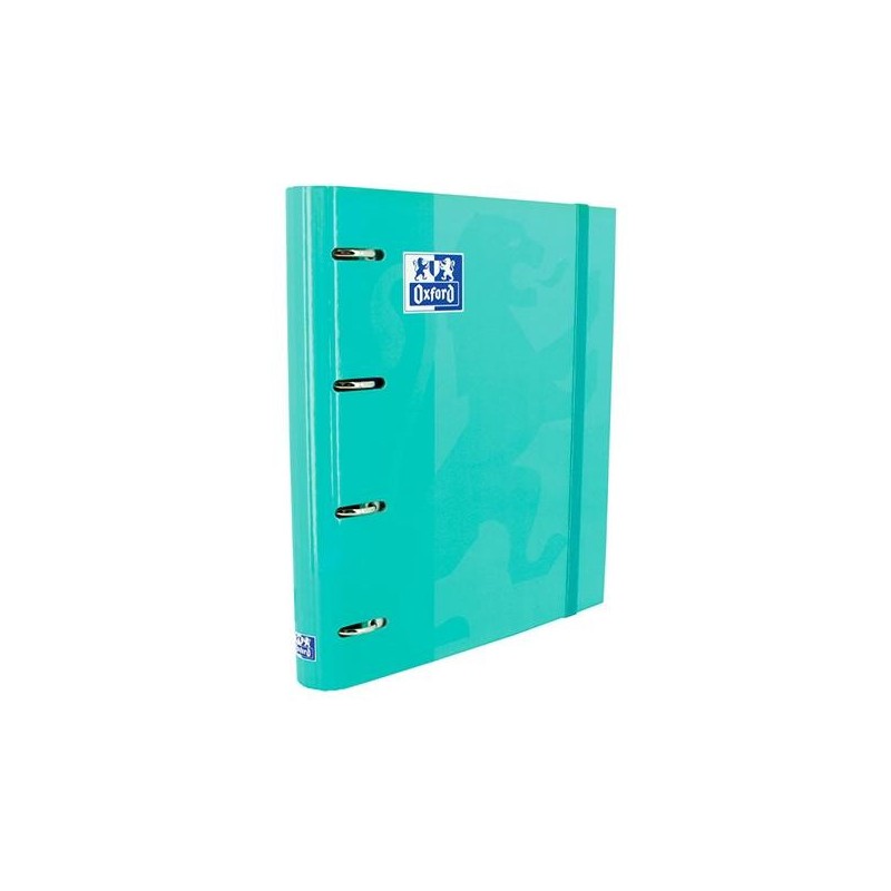 Carpeta de anillas Oxford EuropeanBinder - 4 anillas x 35 mm - A4+ - Color menta helada - Incluye recambio 100 hojas Carpeta de anillas Oxford EuropeanBinder - 4 anillas x 35 mm - A4+ - Color menta helada - Incluye recambio 100 hojas