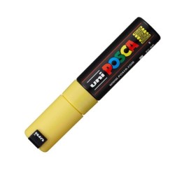 Marcador pintura base agua Uni Posca PC-8K - Trazo 8 mm - Color amarillo