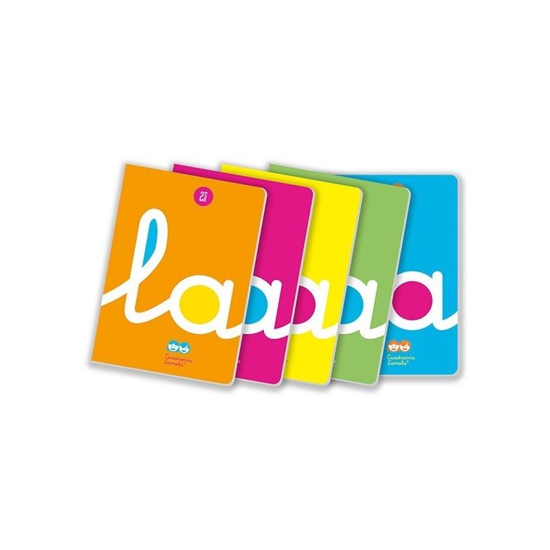 Libreta Lamela - Grapada - Polipropileno - A4 - Cuadrovía 4 mm - 50 hojas - 90 g - Colores surtidos Libreta Lamela - Grapada - Polipropileno - A4 - Cuadrovía 4 mm - 50 hojas - 90 g - Colores surtidos