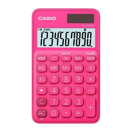 Calculadora de bolsillo Casio My Color SL-310UC-PK 10 dígitos rosa