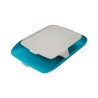 Bandeja de sobremesa con organizador Cosy azul