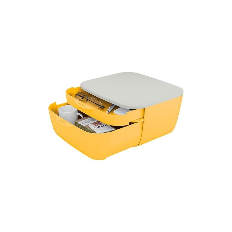 Buc 2 cajones Leitz Cosy amarillo Buc 2 cajones Leitz Cosy amarillo