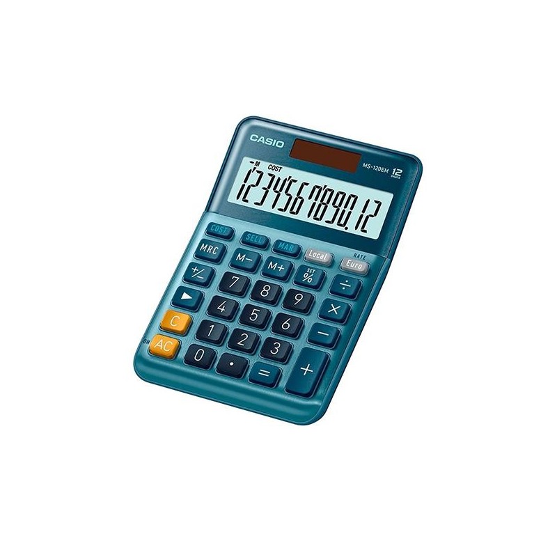 Calculadora sobremesa Casio MS-120EM 12 dígitos Calculadora sobremesa Casio MS-120EM 12 dígitos